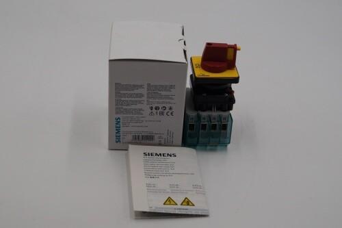 Main switch 3-pole + N Rated