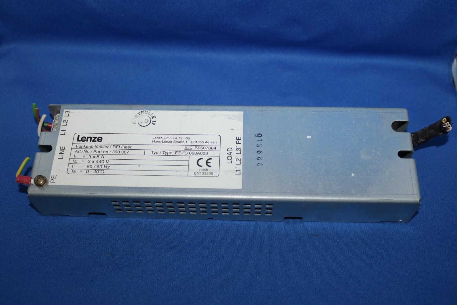 EZ F3 008A003 Filtre antiparcours radio 390 307 RFI filtre réseau 3x8A
