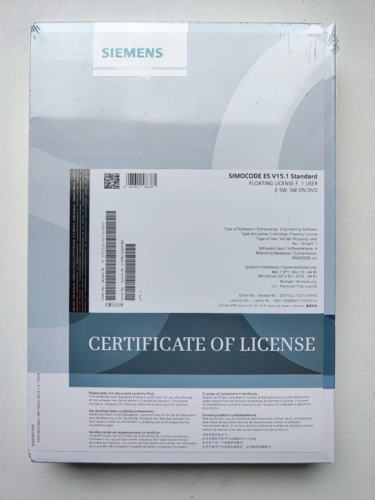 SIRIUS SIMOCODE ES V15