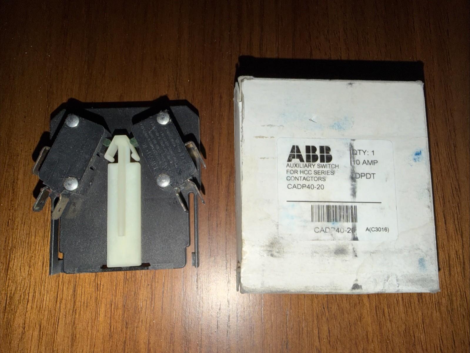 AUXILIARY CONTACT 2 FORM C, DPDT