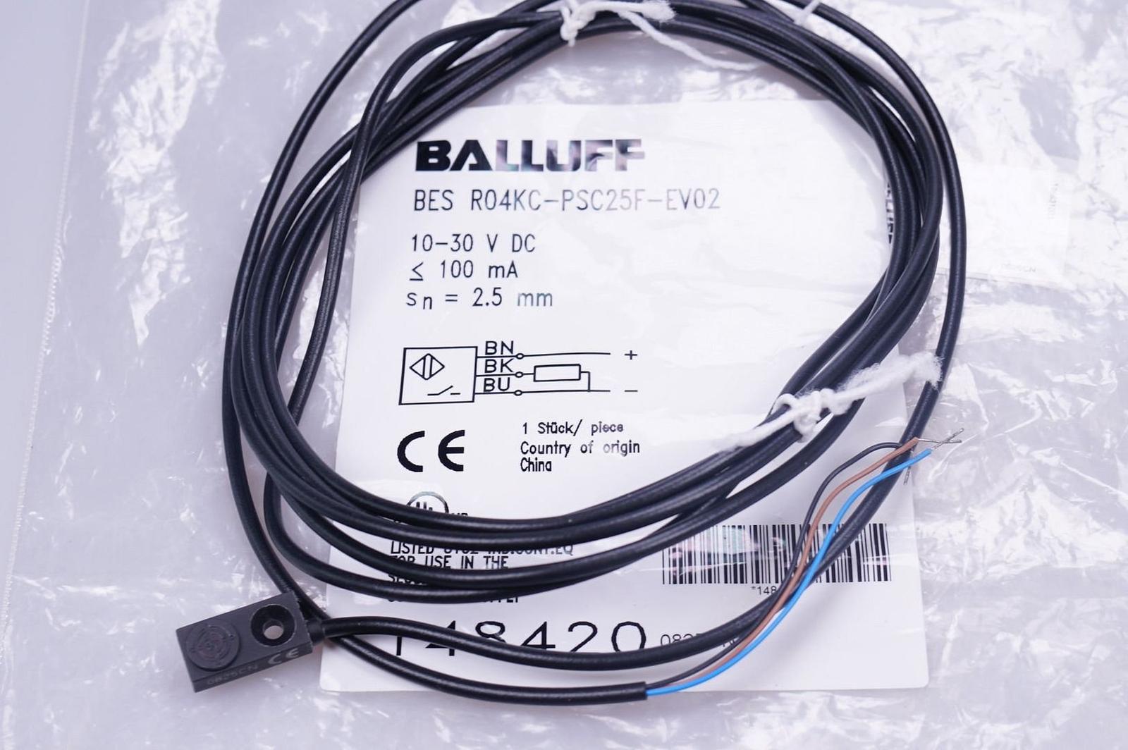 Inductive standard sensors with preferred types BES R04KC-PSC25F-EV02