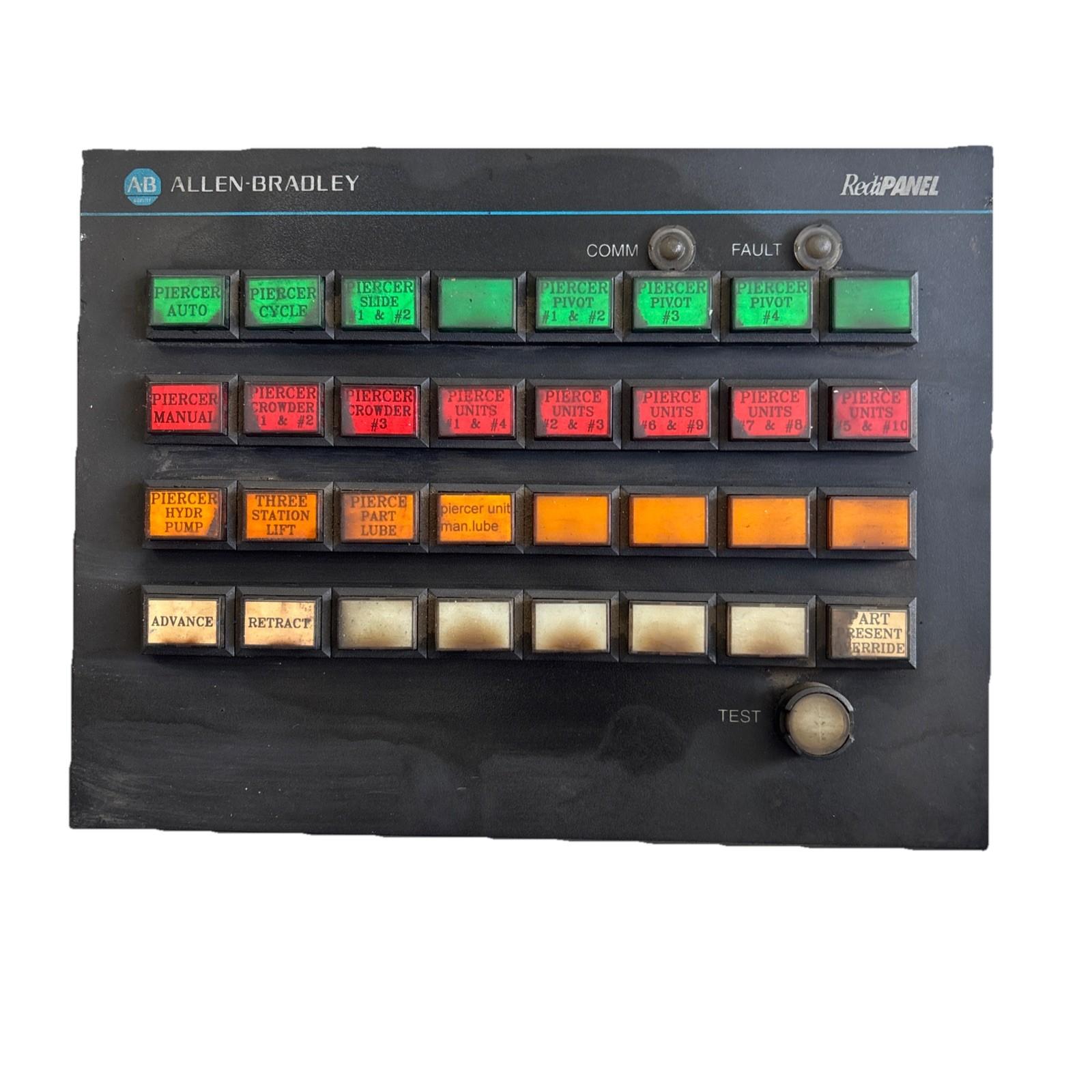Bradley 2705-P11J1 Redipanel Operator Interface Lighted Pushbutton