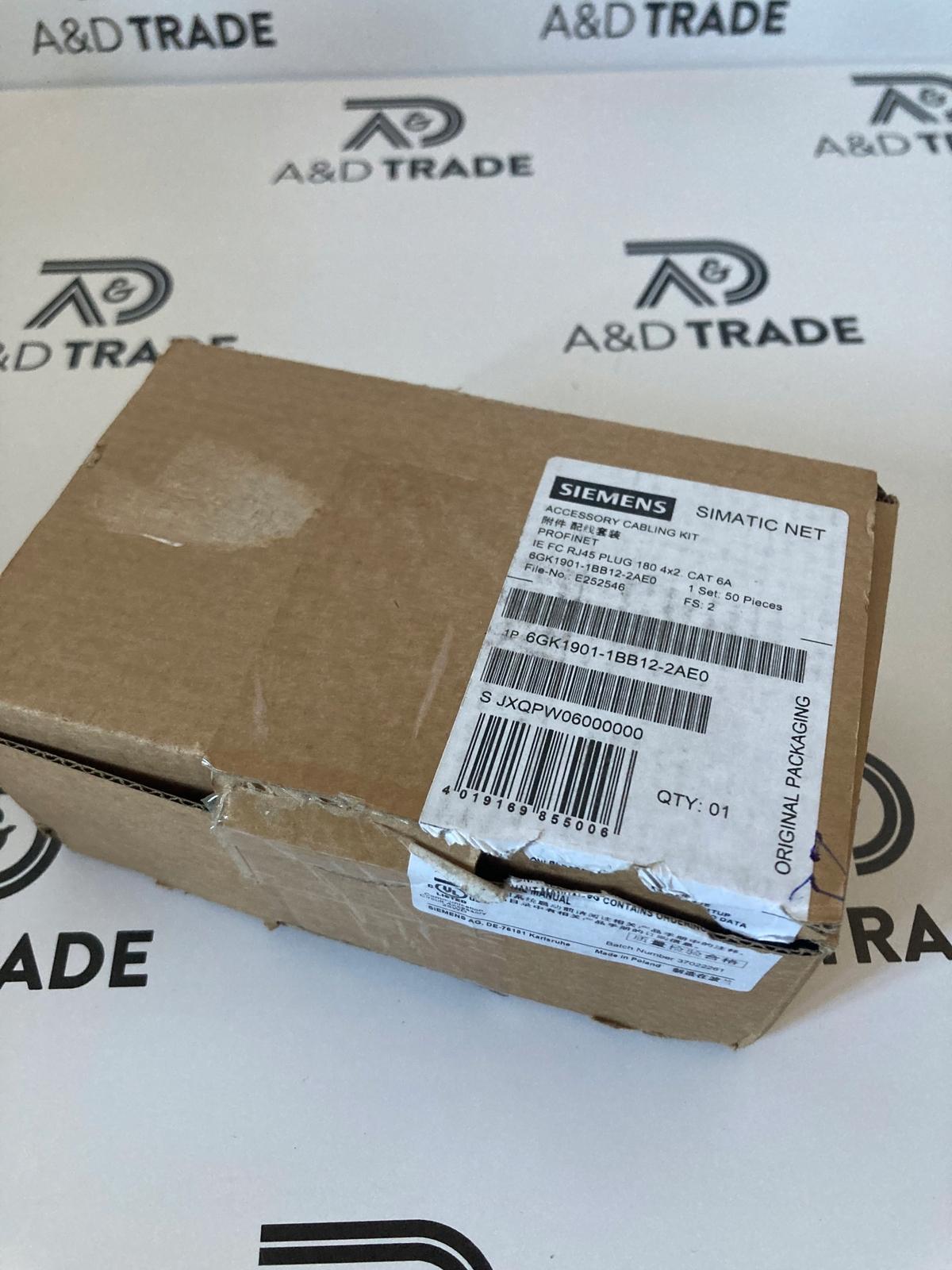 CONNECTOR IE FC RJ45, 180 DGR (50PCS)