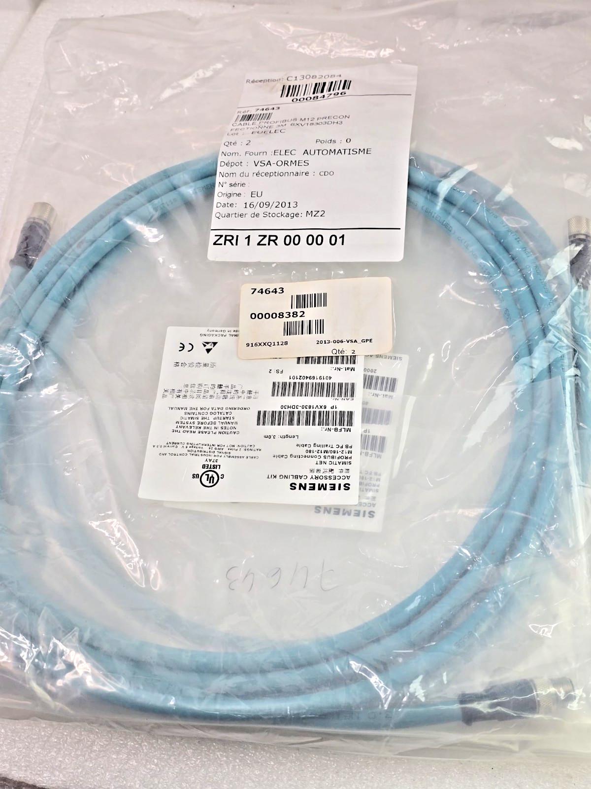 CABLE PROFI M12 2 CONN 3.0 M
