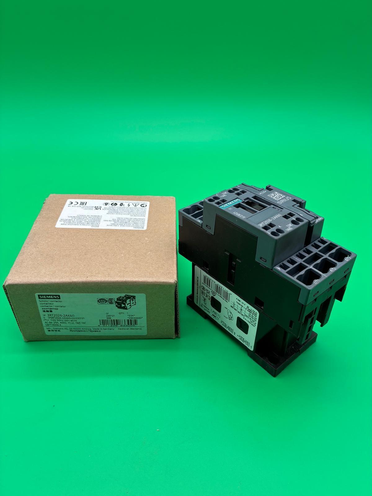 CONTACTOR S0 25A 120VAC 1NO/1NC SPRG