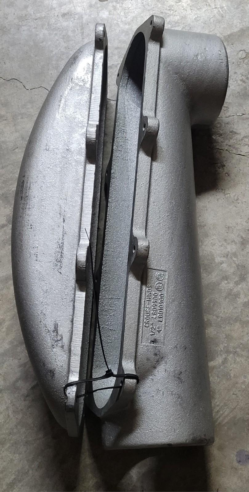Eaton Crouse-Hinds series Condulet LBD mogul conduit body, Feraloy iron alloy, 3-1/2"
