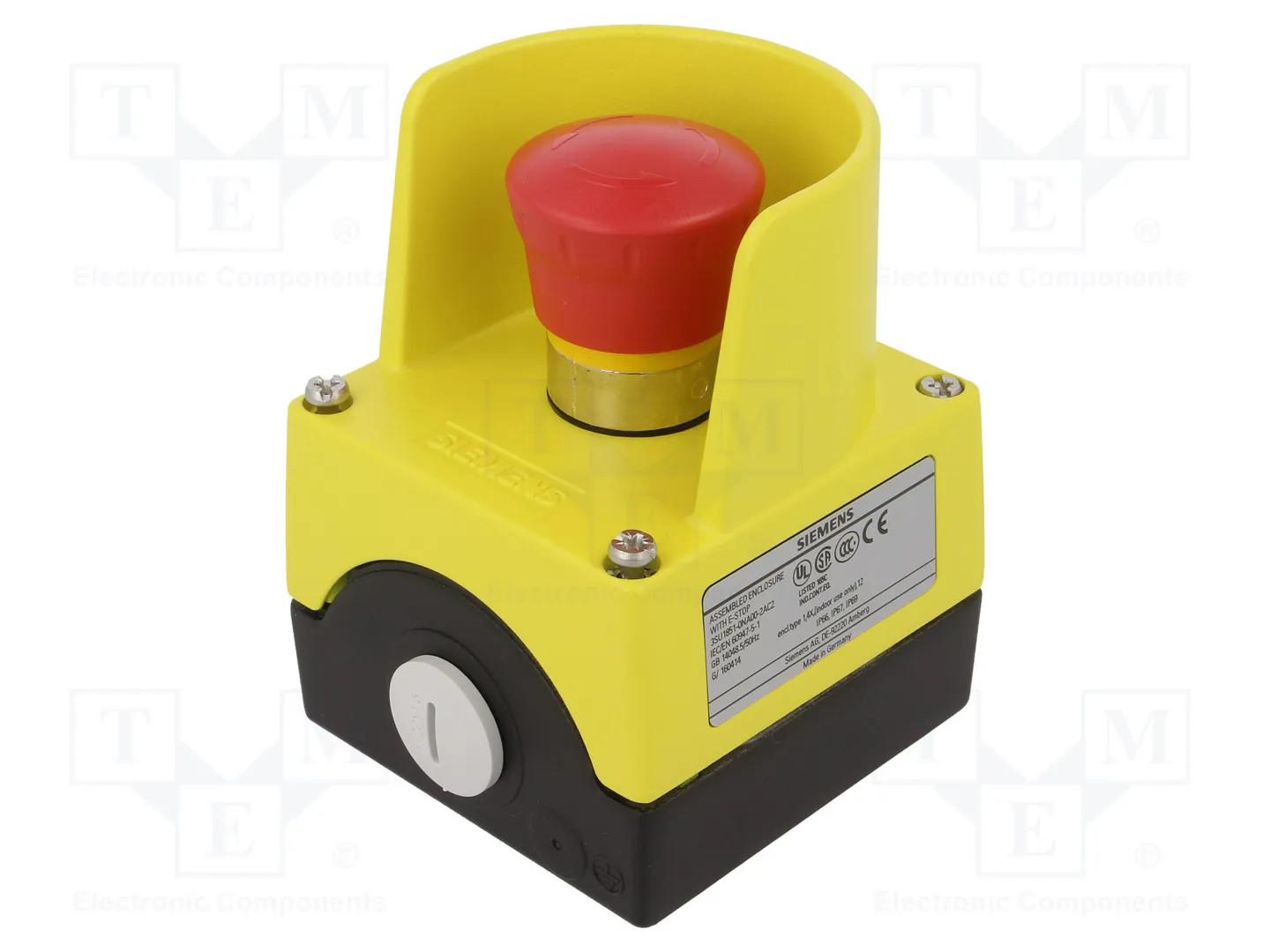 ENC METAL, EMERG STOP TWIST-RELEASE, 1NC