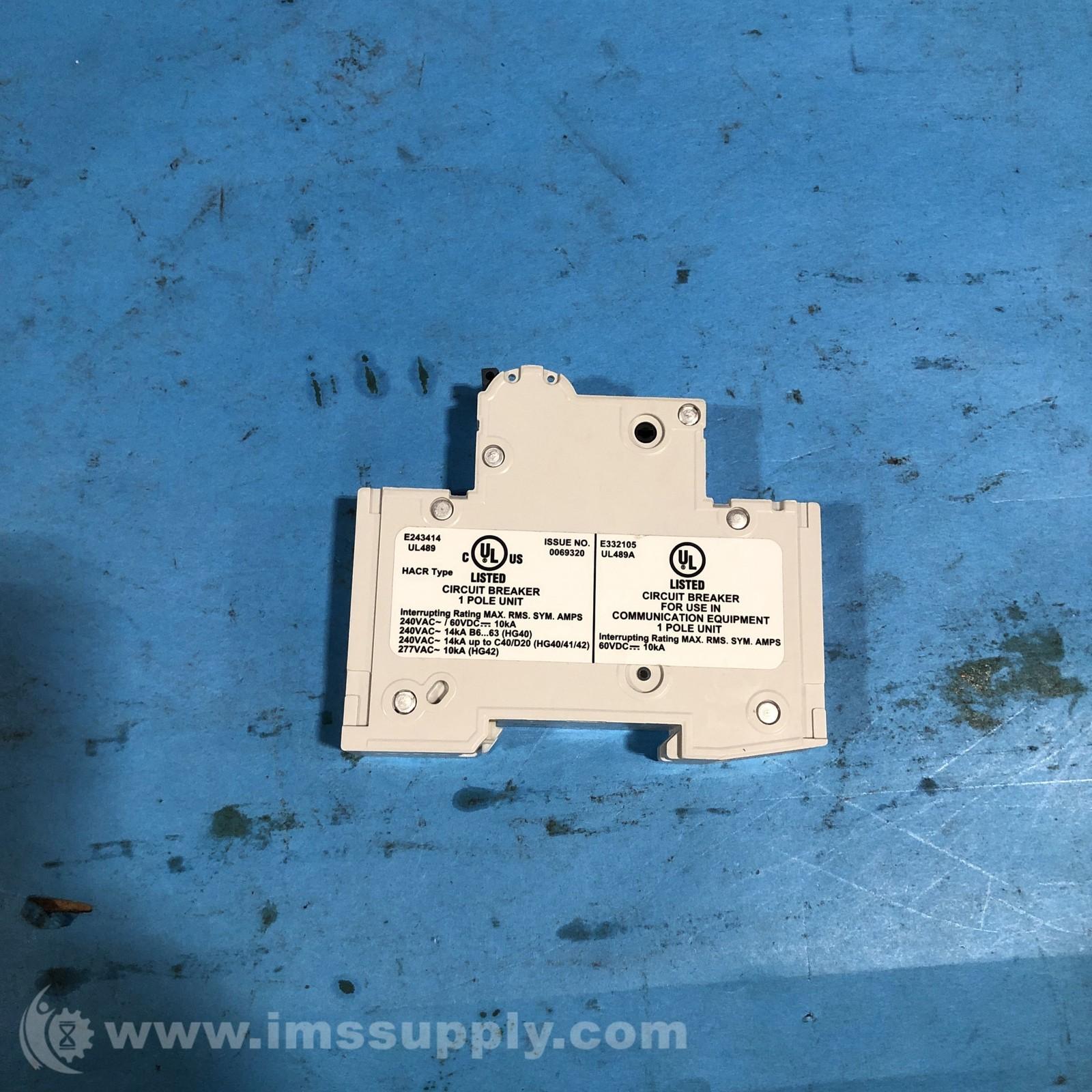 MCB 5SJ4 1P 240V 3A SAME PH 14K D-TRIP