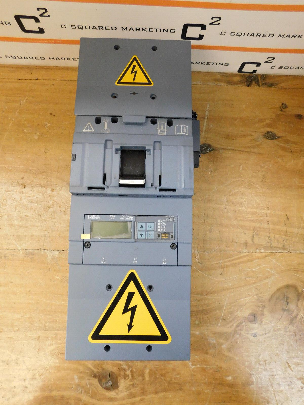 BRKR 3VA24 3P 630A 55KA ETU8-LSI NUT