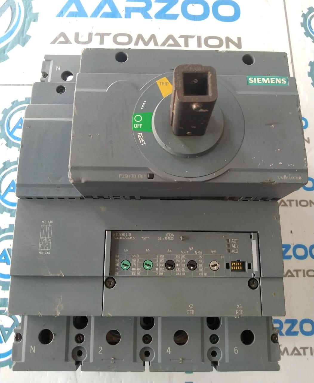 BRKR 3VA24 4P 630A 55KA ETU3-LIG NUT