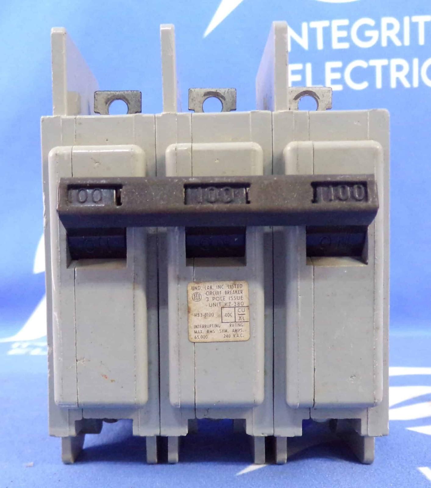 BRKR HBQ 3P 240V 100A 65K