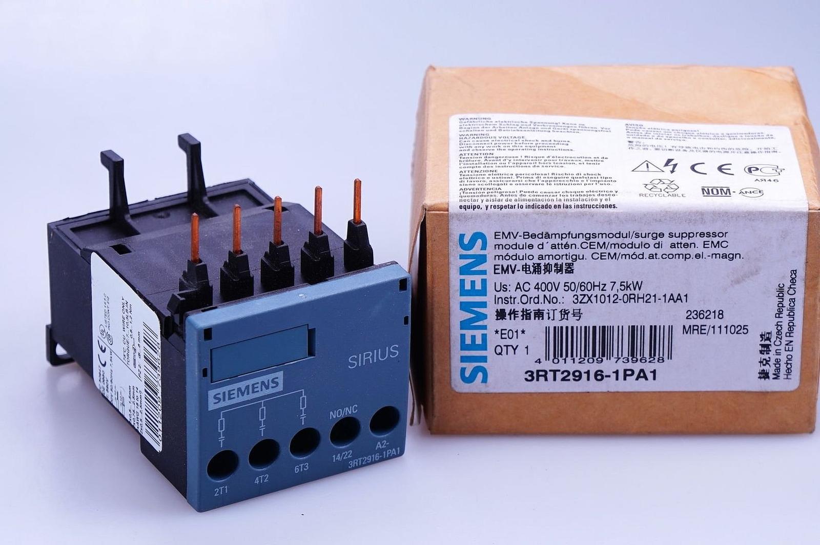EMC SUPPRES S00 RC ELEMENT 400V 50/60HZ