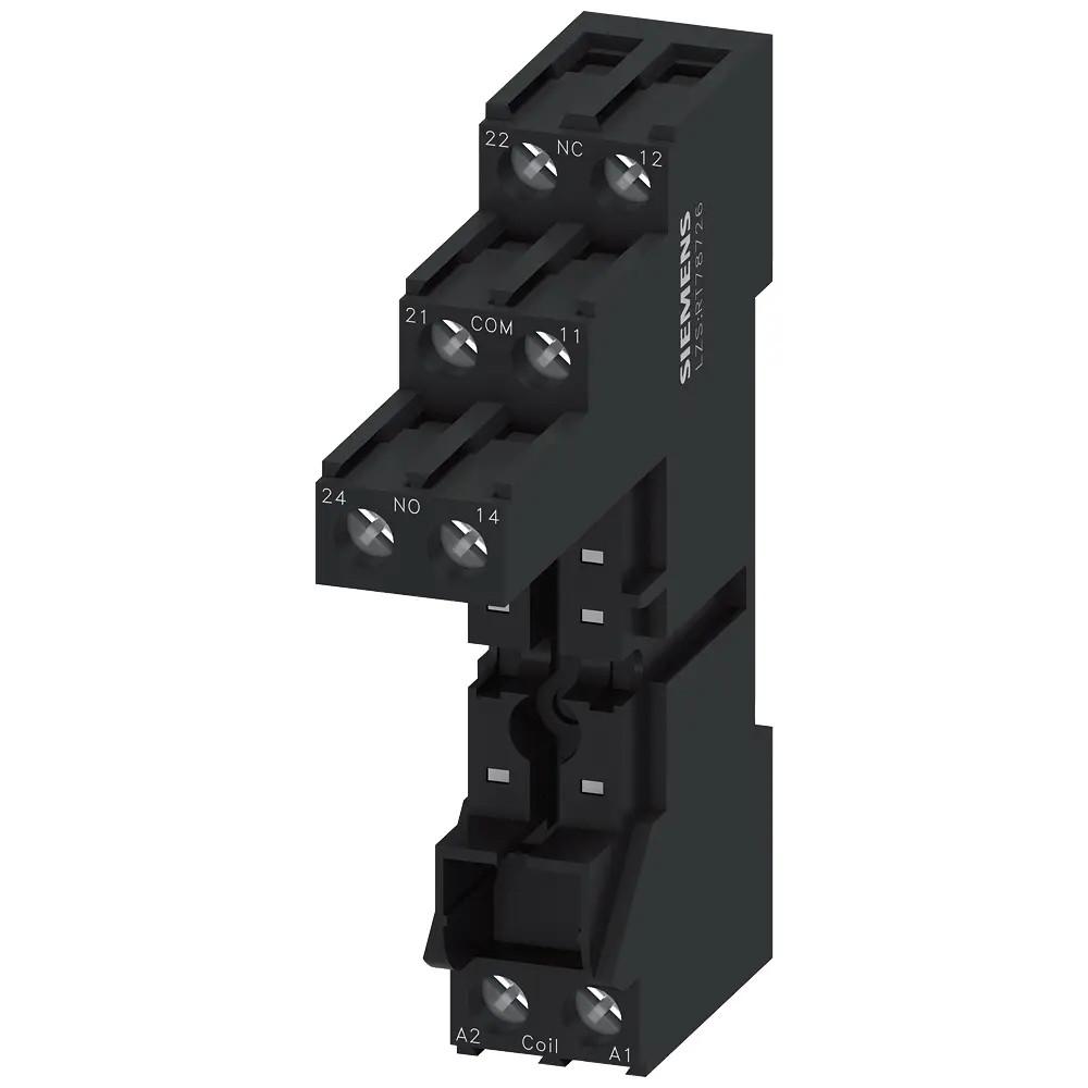 PLUG-IN BASE FOR DIN RAIL MOUNTING