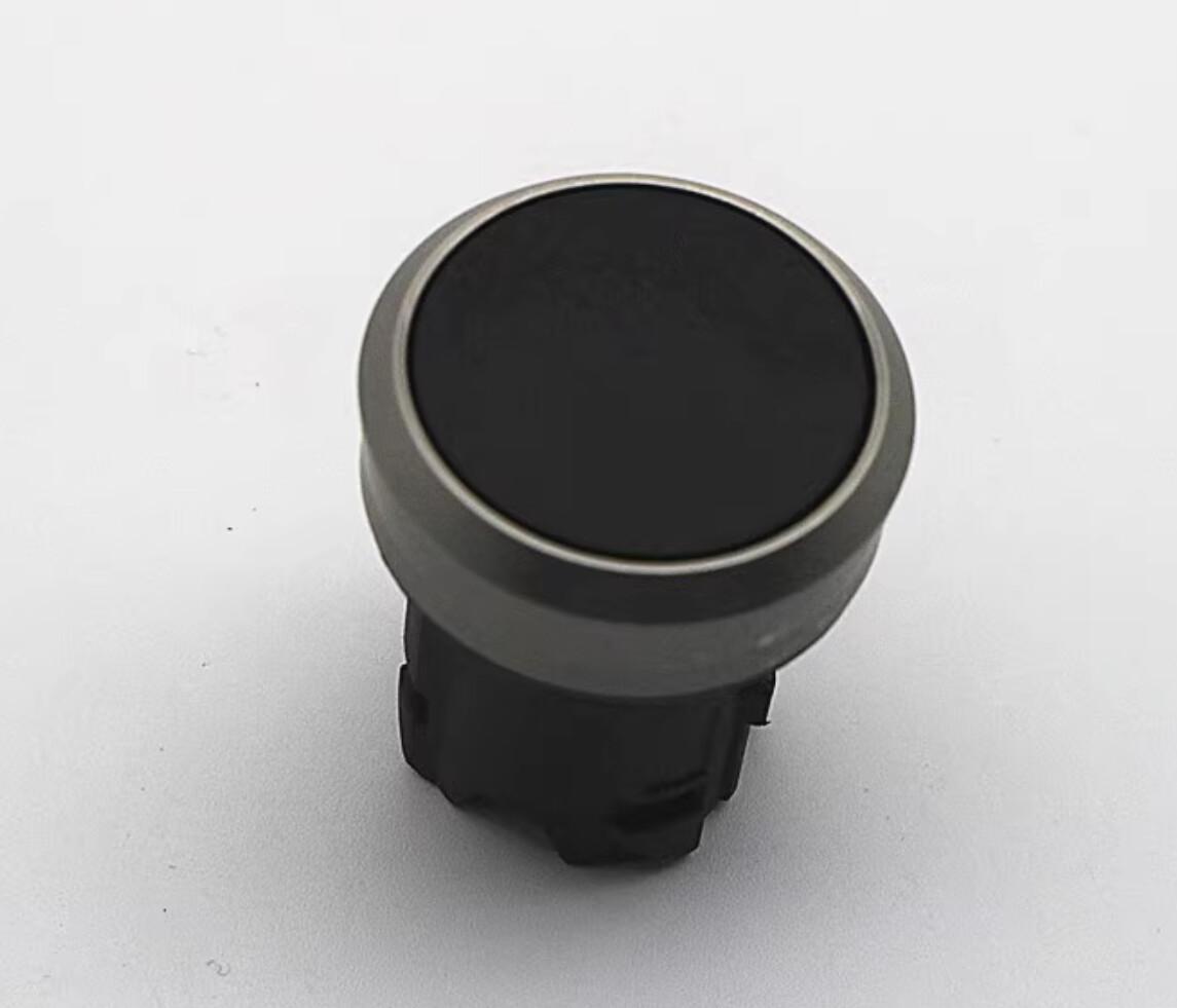 PUSHBUTTON, MOM, BLK, FLUSH