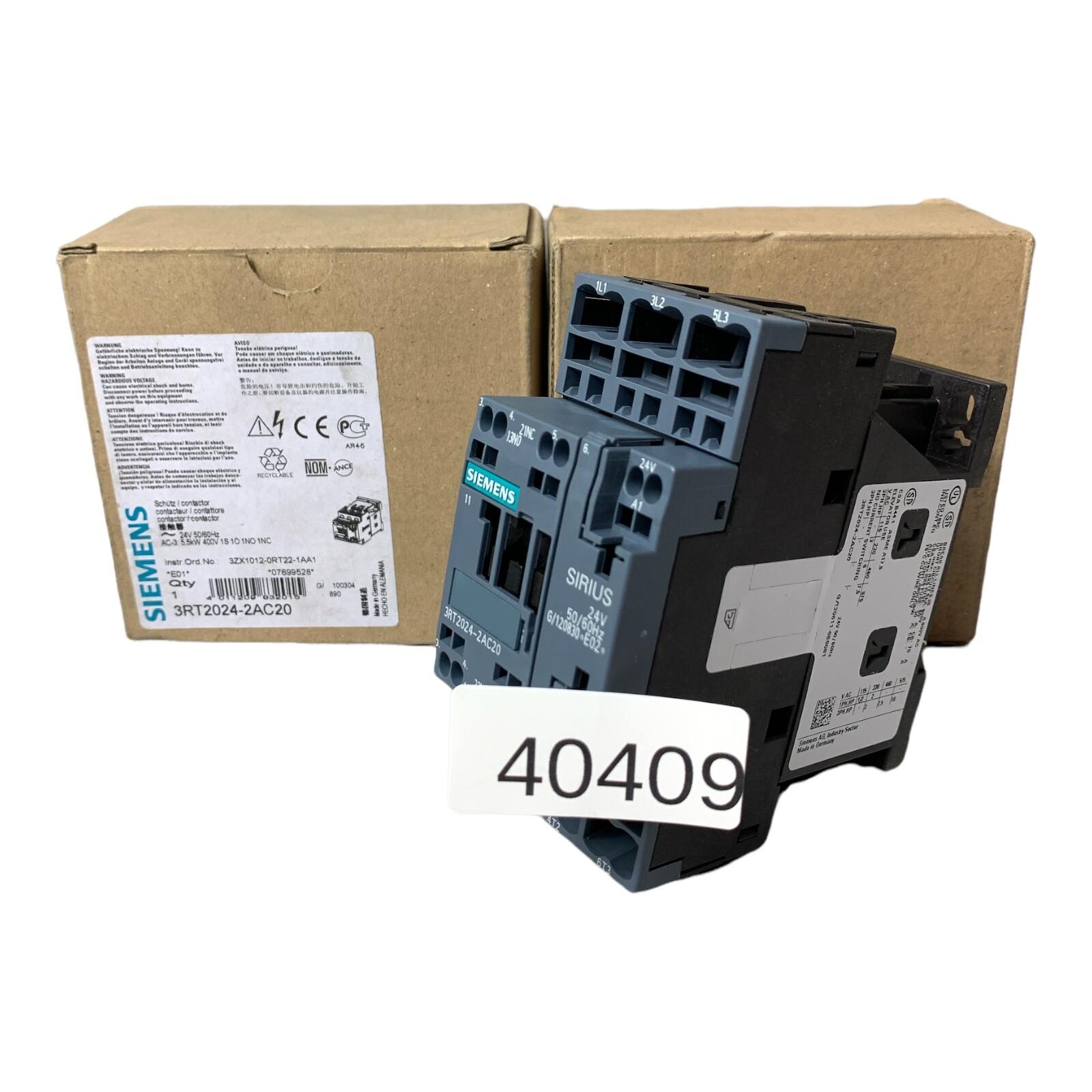 CONTACTOR S0 12A 24VAC 1NO/1NC SPRG