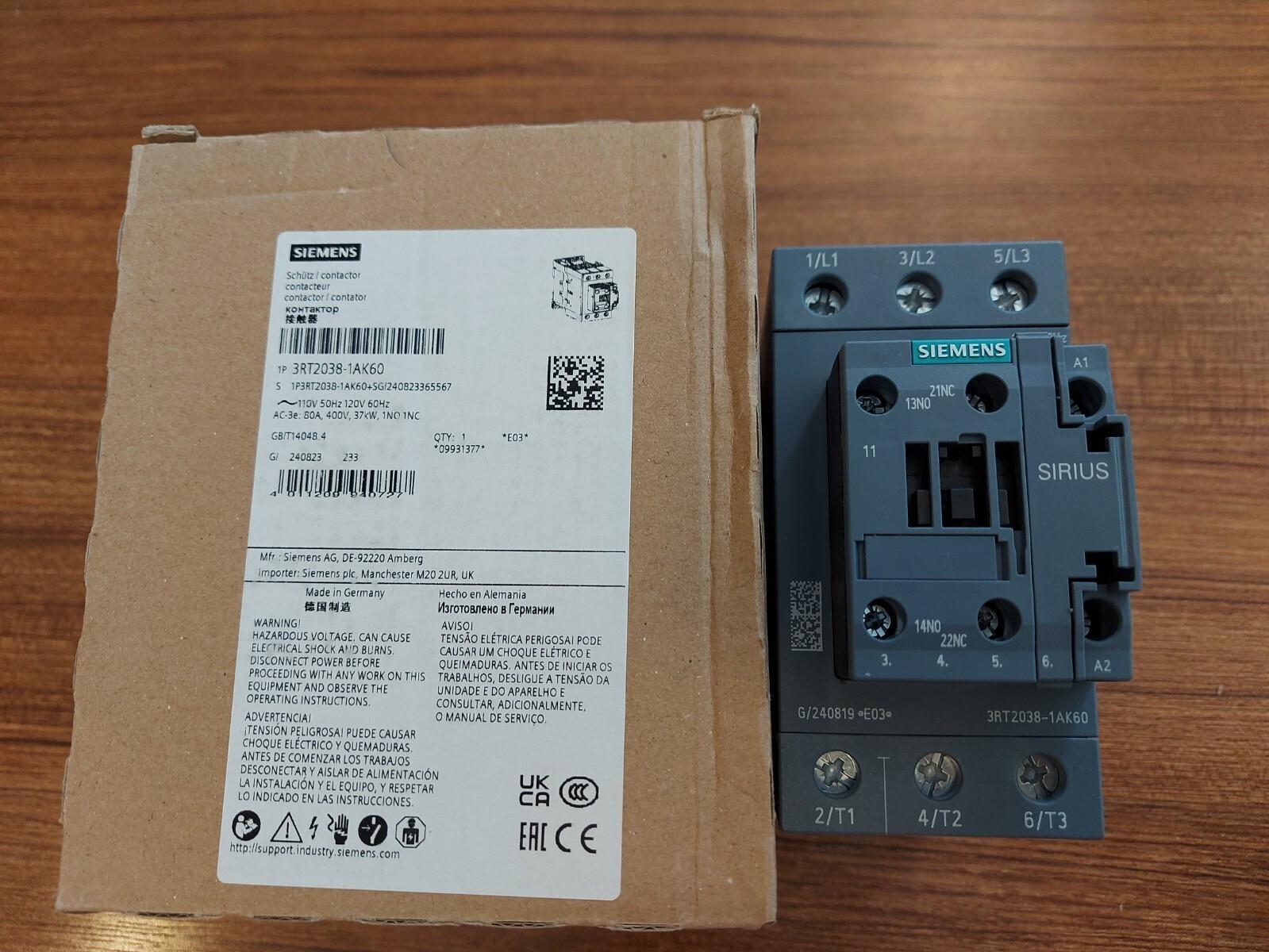 CONTACTOR S2 65A 120VAC SCREW 1NO/1NC