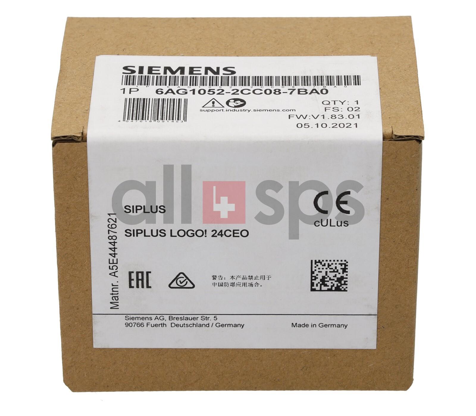 SIPLUS LOGO 24CEO 6AG1052-2CC08-7BA0 NS)