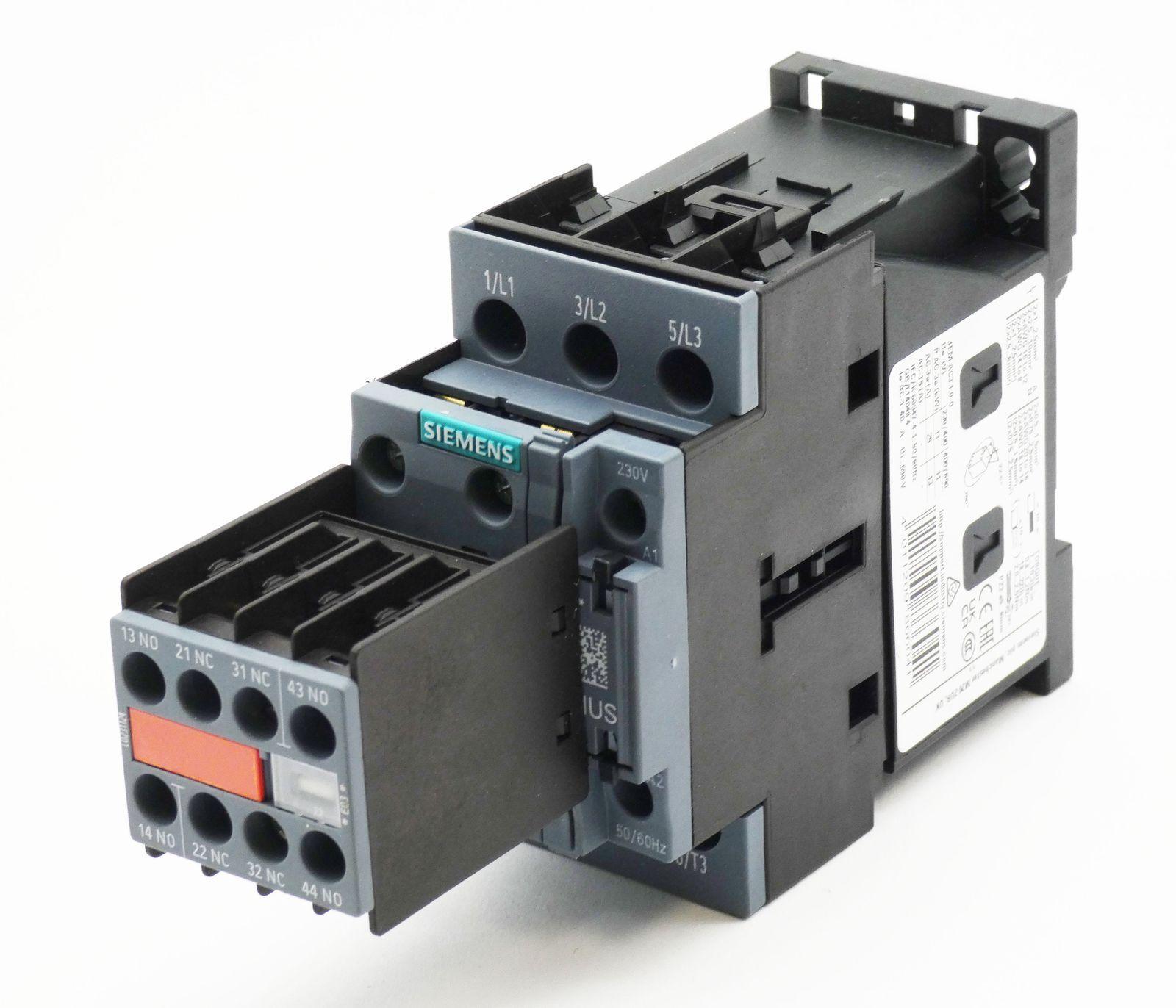 CONTACTOR S0 25A 230VAC 2NO/2NC SCRW
