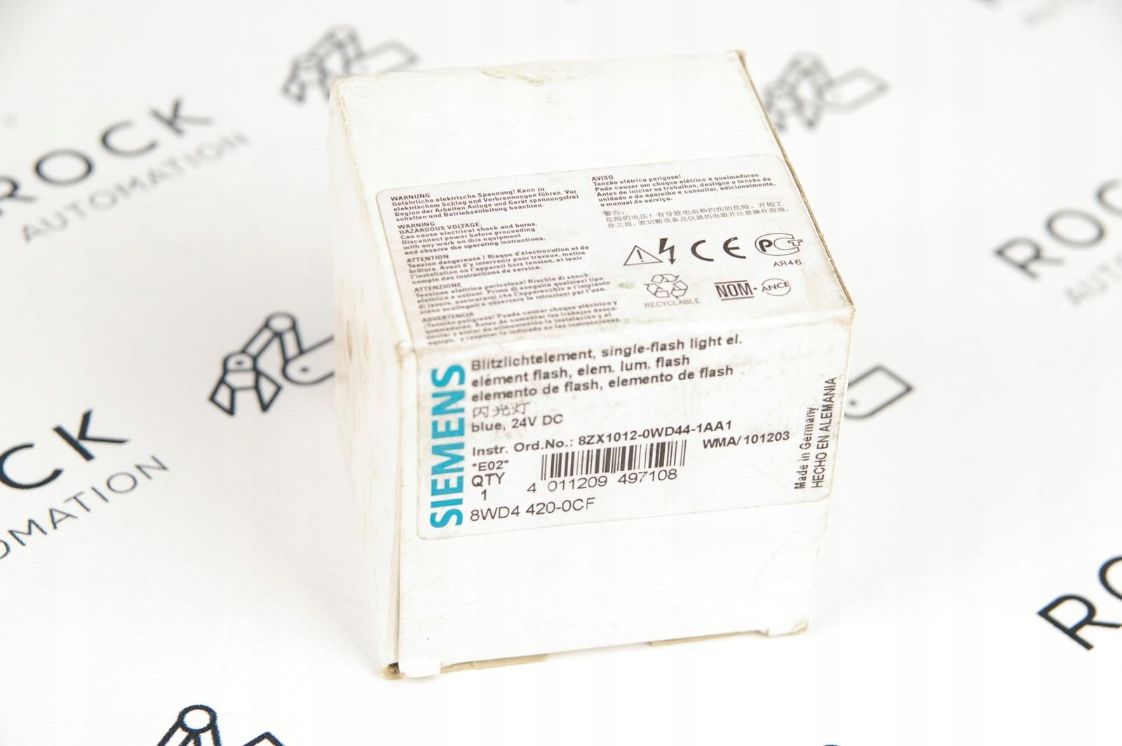 SIG.COL.SINGLE-FLASH LIGHT BLUE 24V