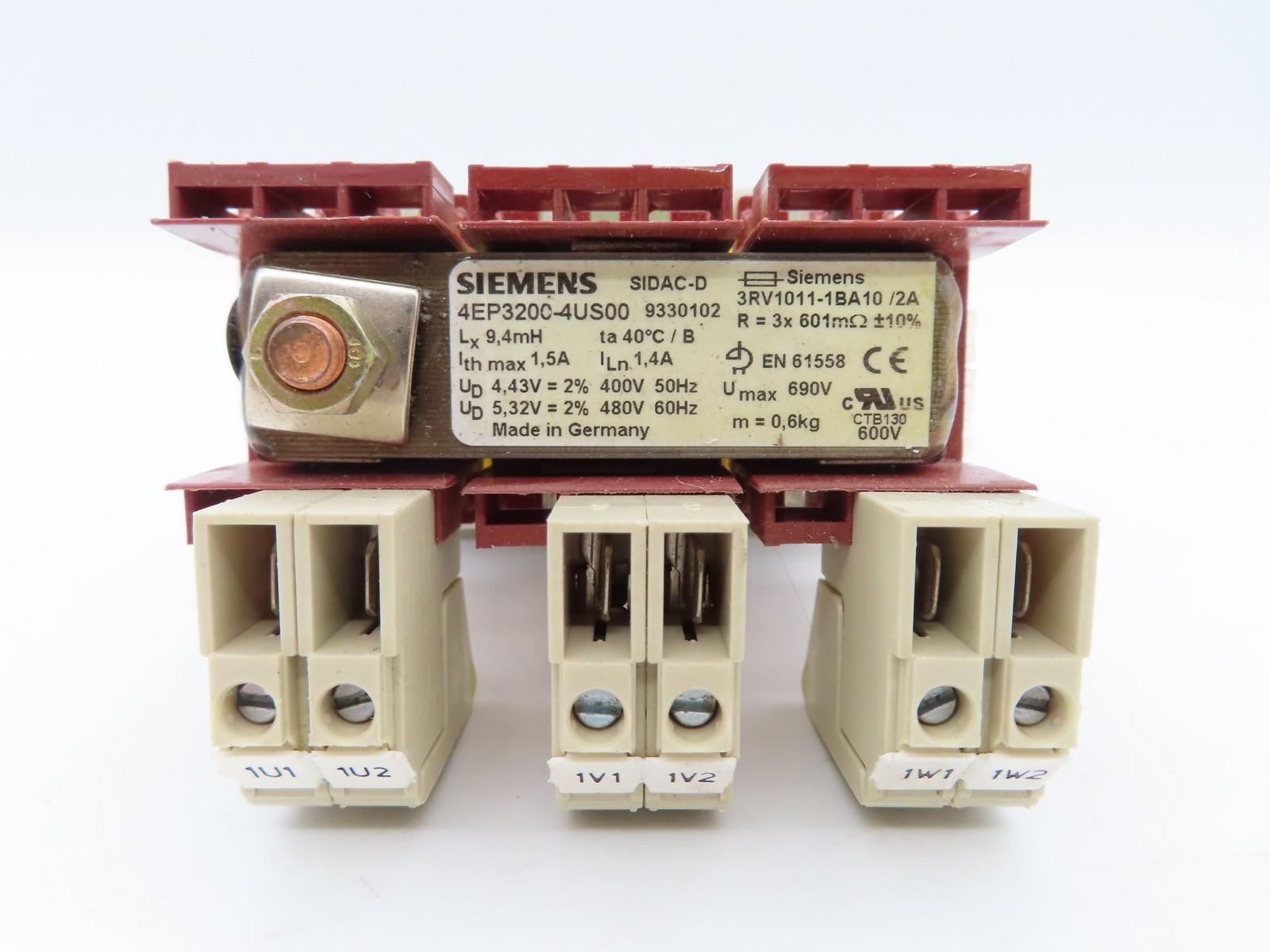 MAINS CHOKE F.FU, 3PH, UN1(V):500, ITHMAX