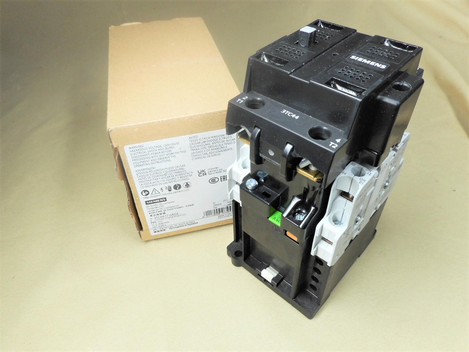 CONTACTOR, DC OPER, SIZE 1, 125V, 2NO+2NC