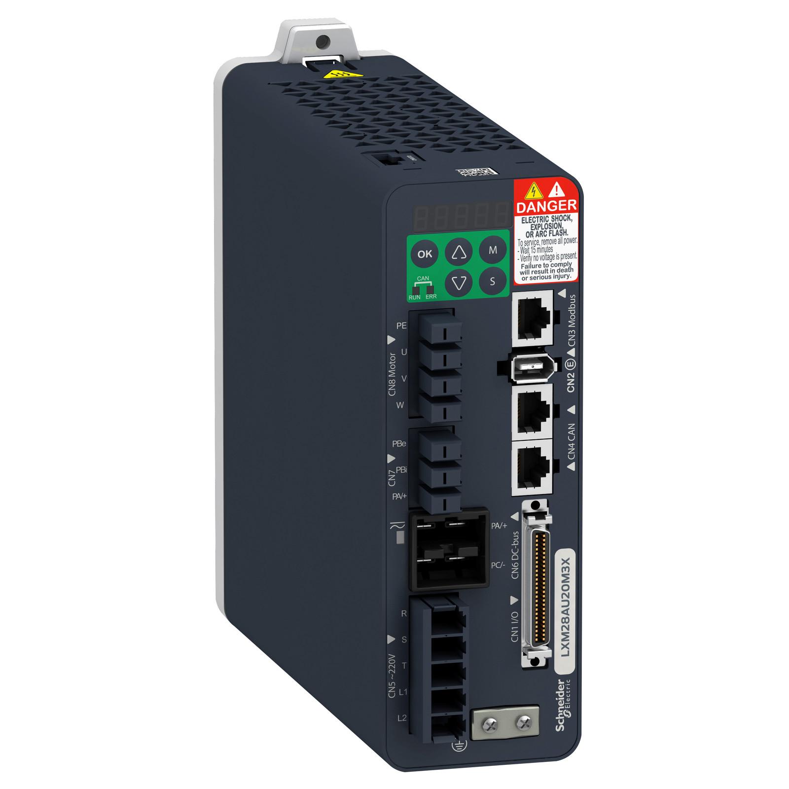 motion servo drive, Lexium 28, three phase, 200 to 240V, 2kW