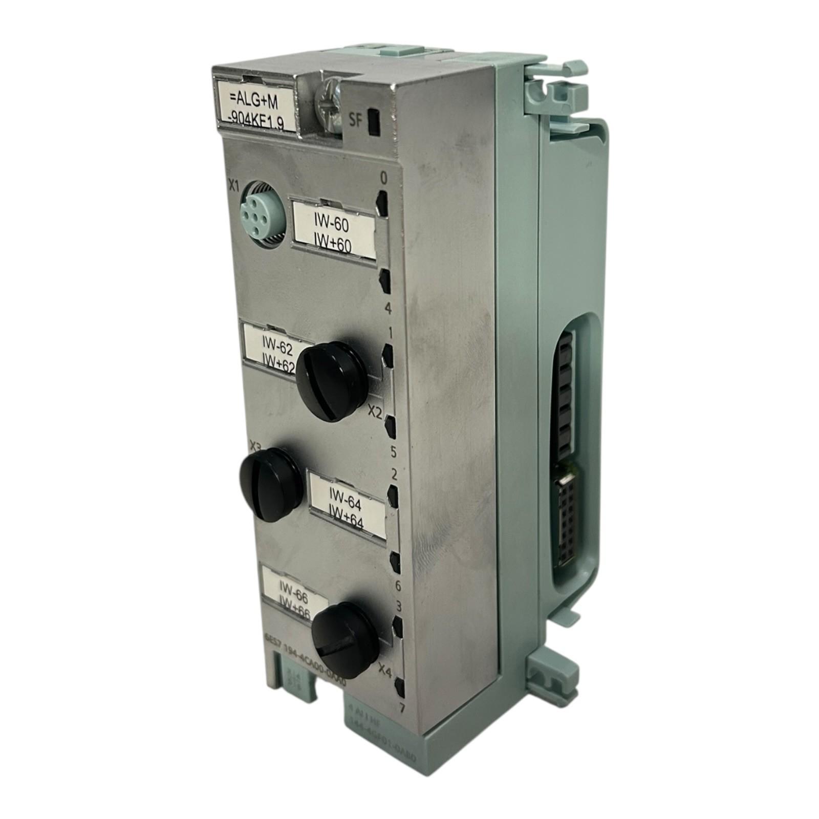 MODULE, ET200PRO, 4AI, 20MA, CH