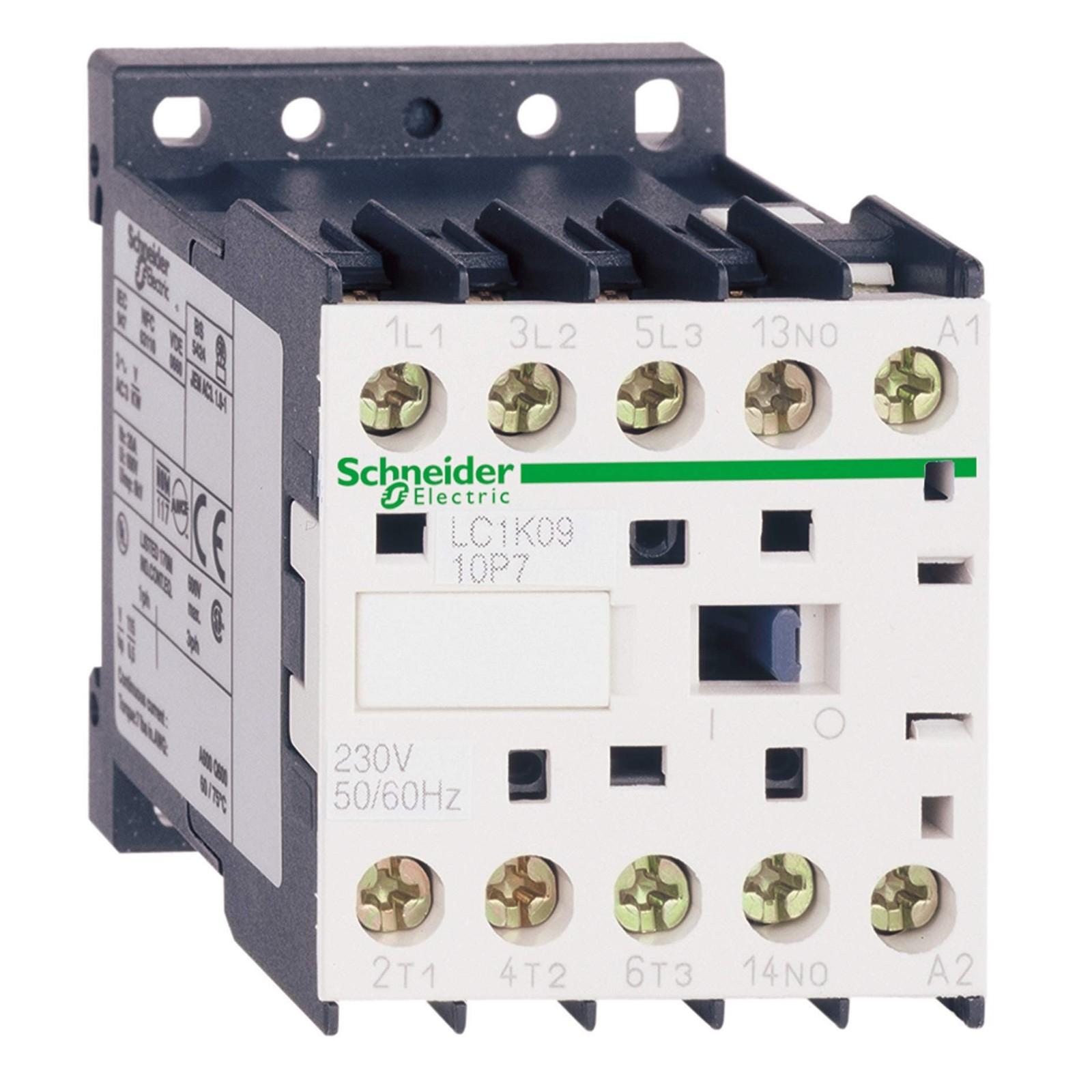 Contactor, TeSys K, 3P, AC-3, lt or eq to 440V 12 A, 1 NO aux., 24VAC coil