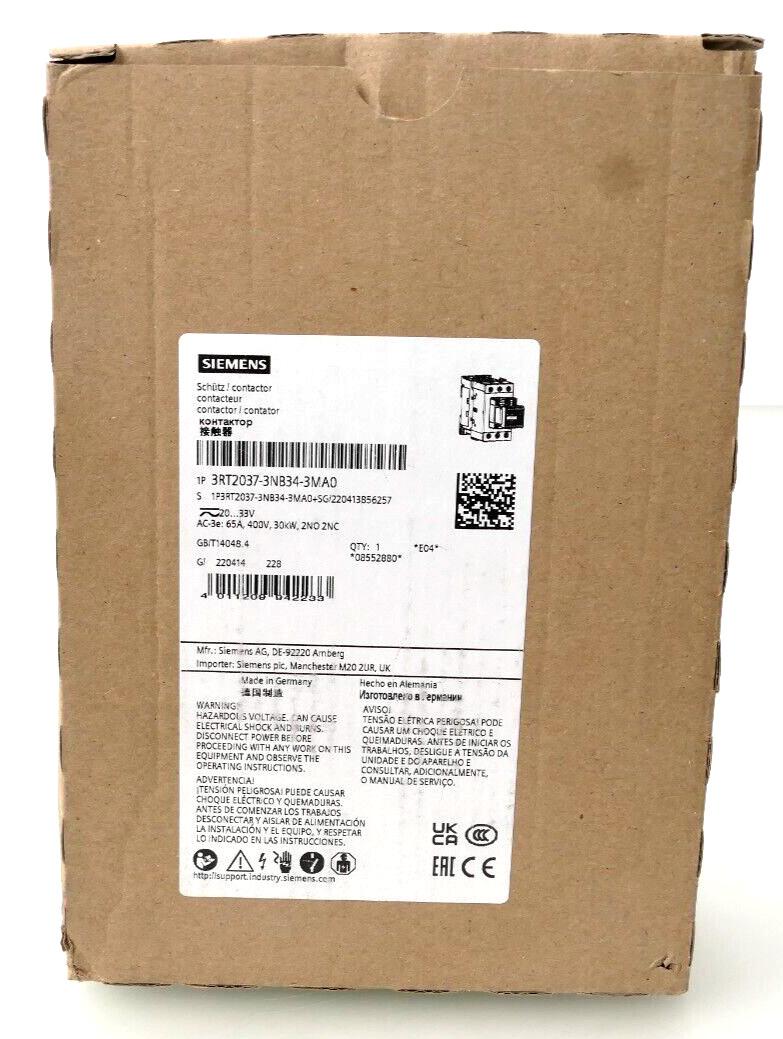 CONTACTOR S2 65A 20-33VUC SPRING 2NO/2NC