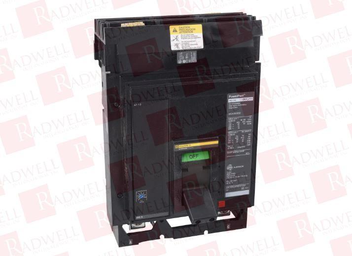 Circuit breaker, PowerPacT M, 600A, 3 pole, 600VAC, 25kA, I-Line, ET 1.0, 80%, ABC
