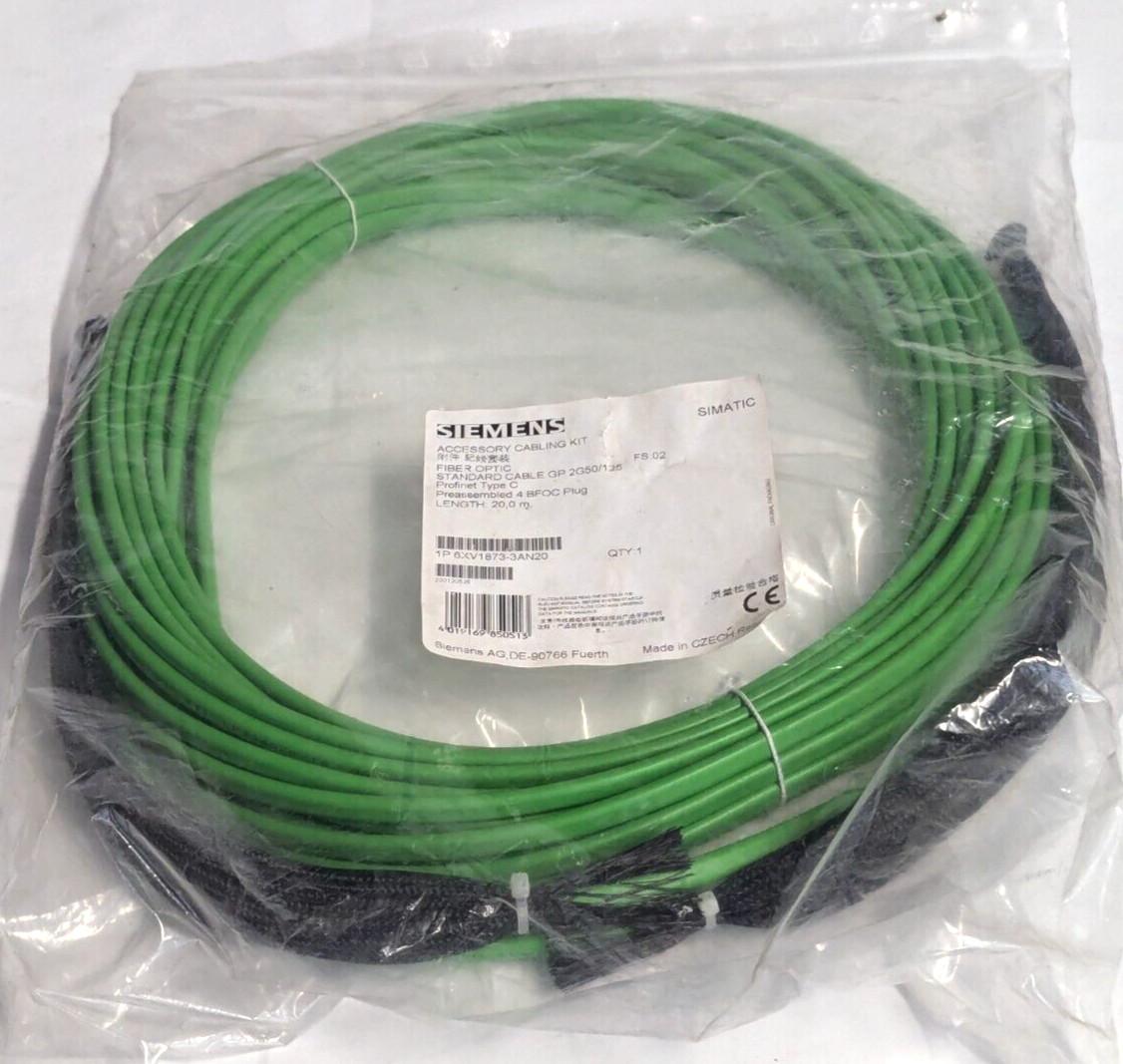 PREFAB SIMATIC NET FO, STD CABLE, 20M
