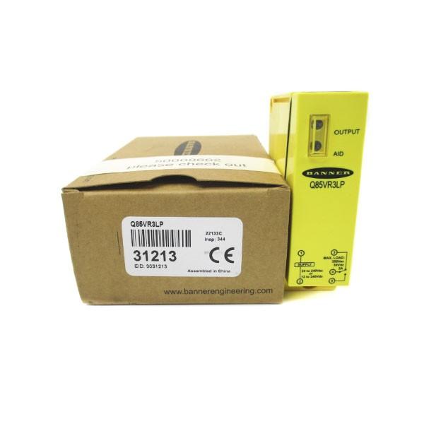 Q85 Series: Polarized Retro, Range: 80mm - 4.6m, Input: 12-240V dc / 24-240V ac, Output: SPDT Electromechanical Relay, Wiring Chamber