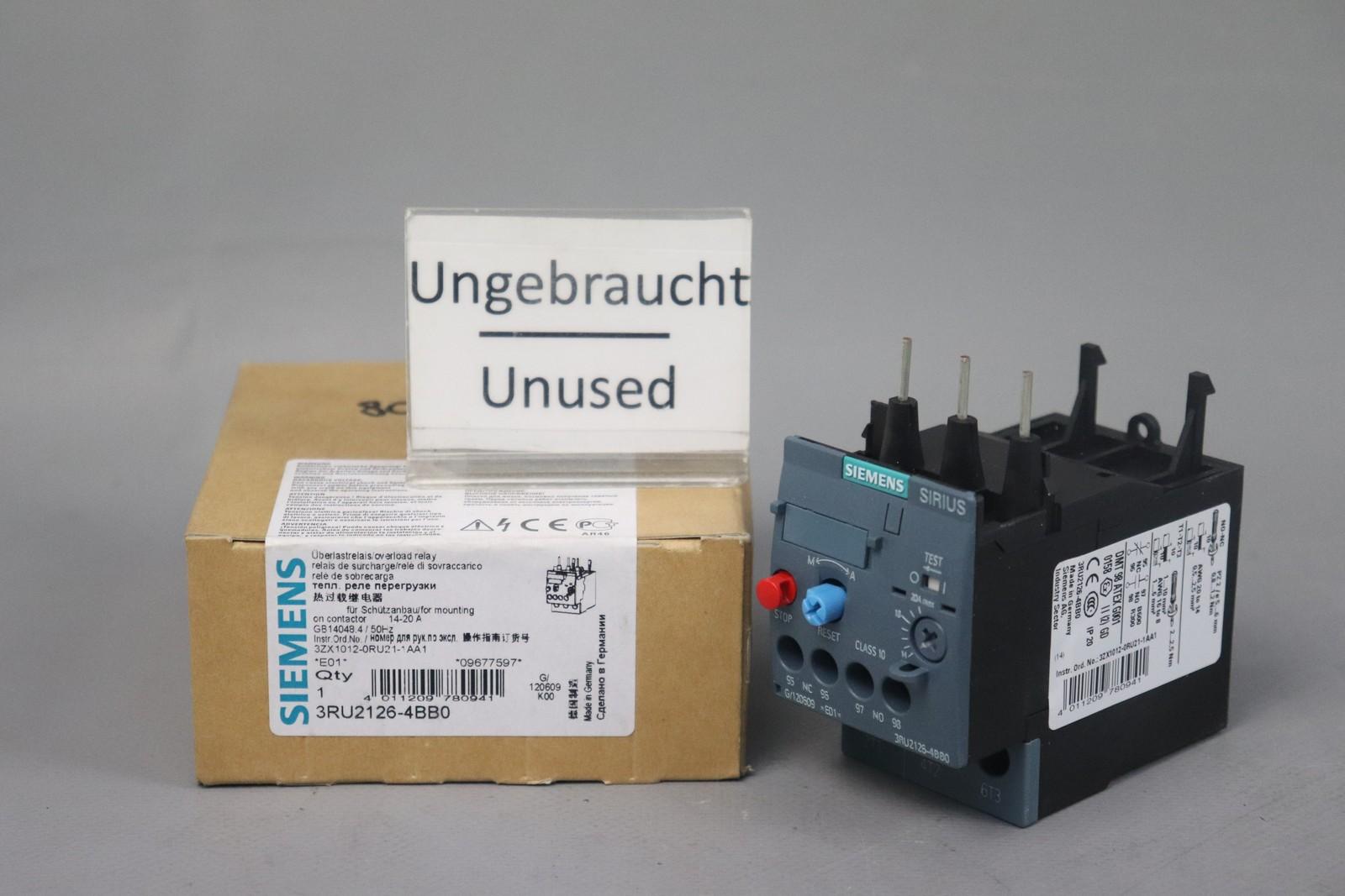 OVERLOAD RELAY CL10 S0 14-20A SCREW