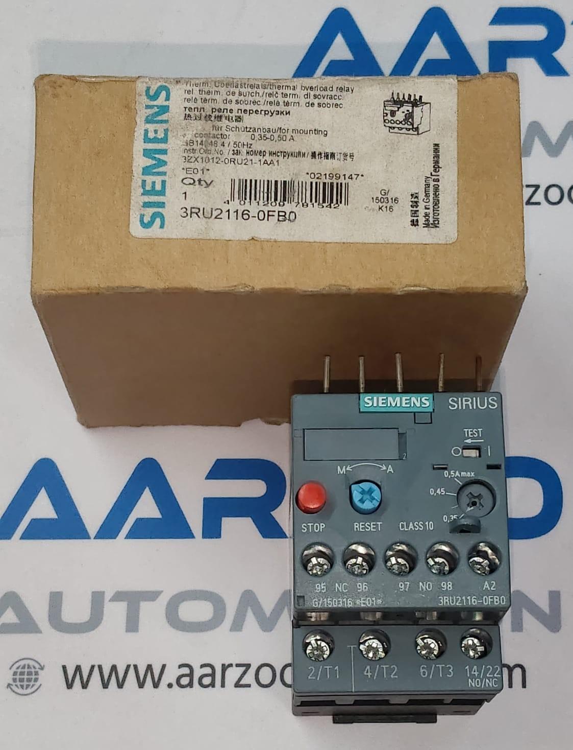 OVERLOAD RELAY CL10 S00 0.35-0.5A SCREW