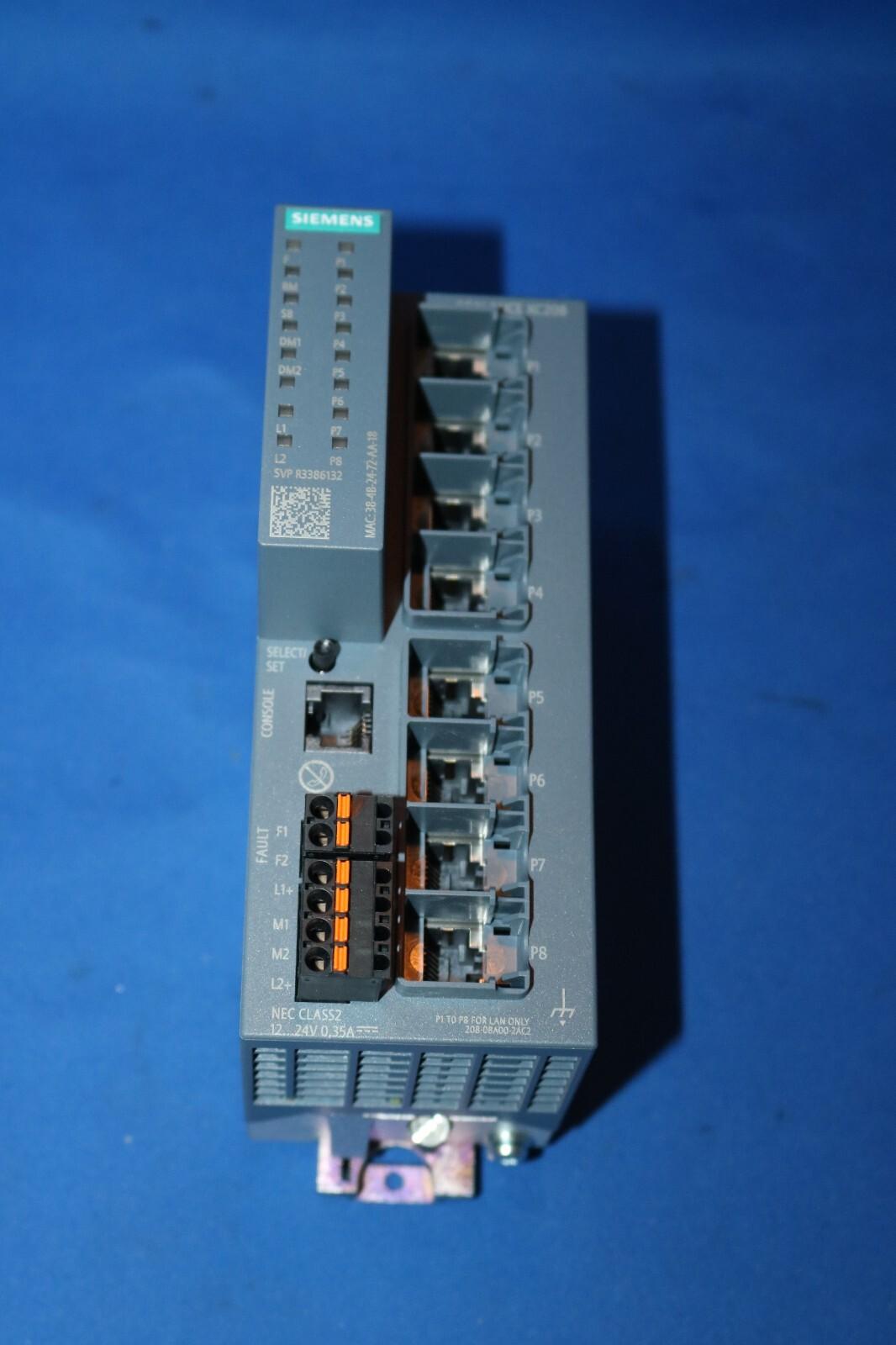 SCALANCE XC208 ETHERNET SWITCH