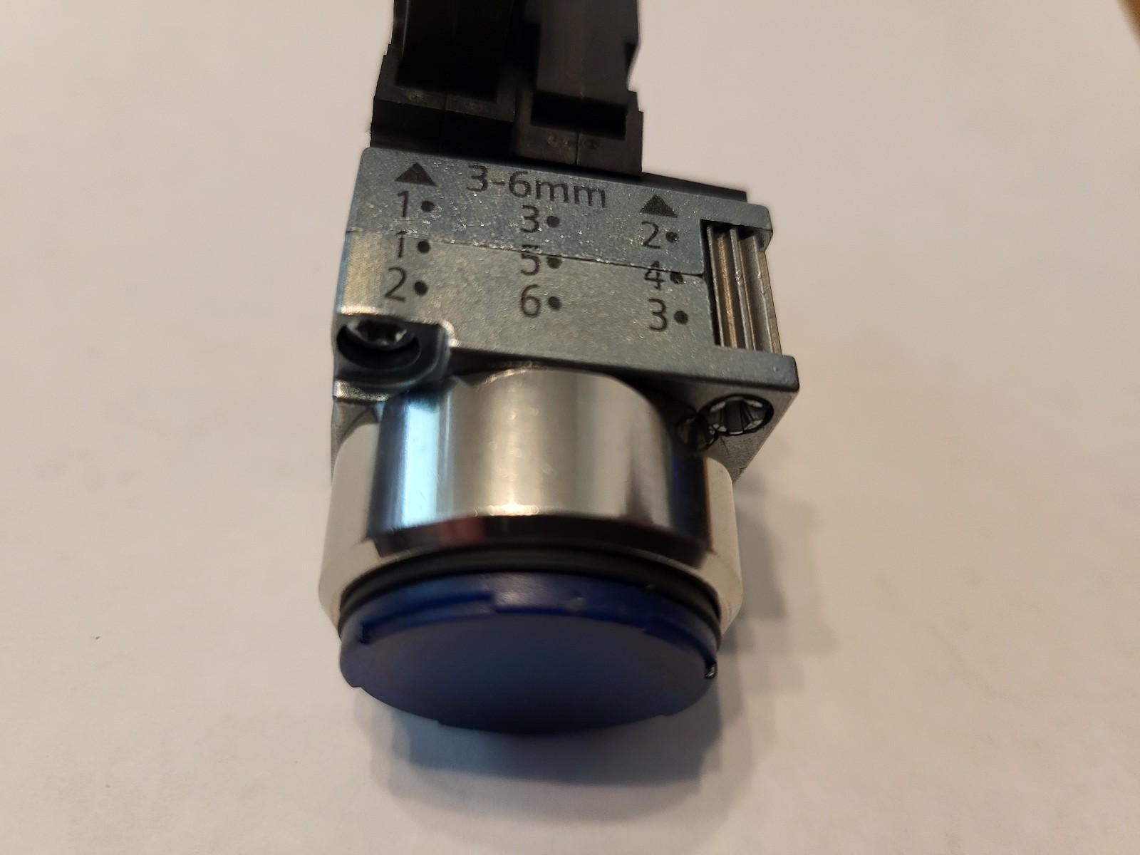 ILLUMINATED PUSHBUTTON. BLUE