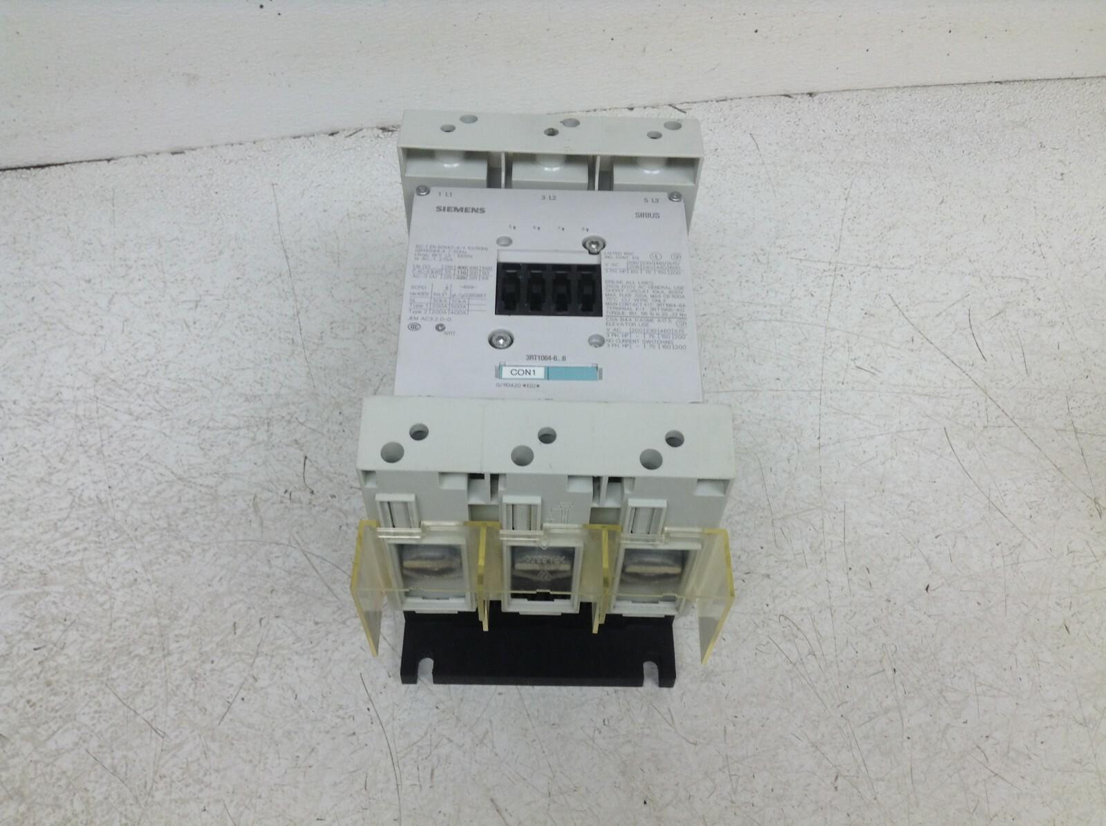 CONTACTOR S10 225A 440-480VUC 3P BAR