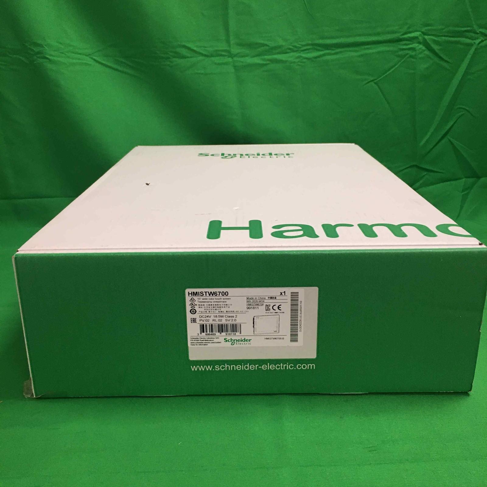touch panel screen, Harmony ST6 , 15inch wide display, 2Ethernet, USB host and device, 24V DC