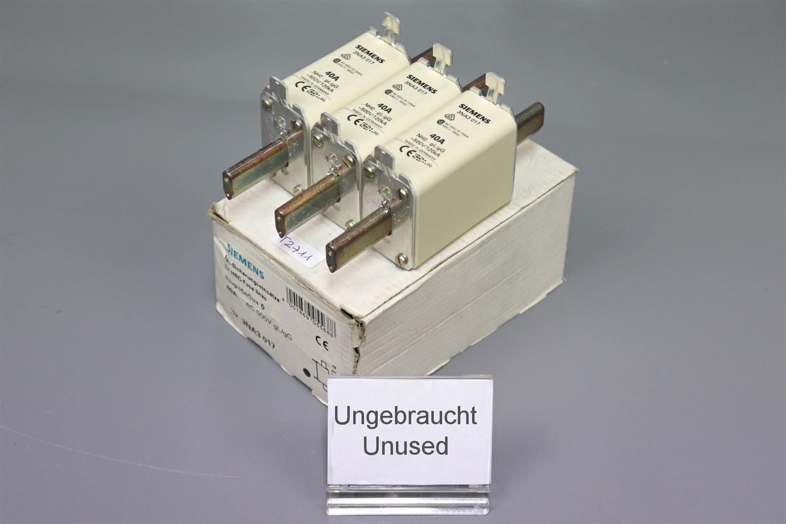 FUSE LINK, LV HRC, 40A, 500VAC, 440VDC