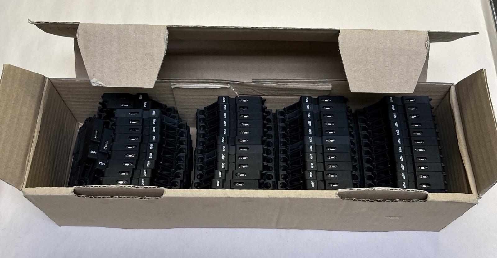 FUSE BLOCK, SPRNG, 1/4X1-1/4, LED 110-250V