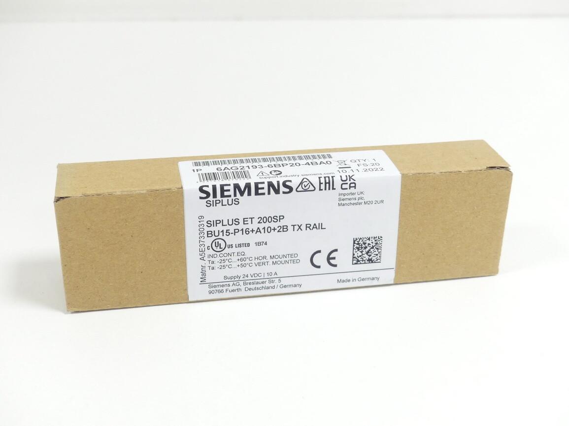 SIPLUS ET 200SP BU15-P16+A10+2B TX RAIL