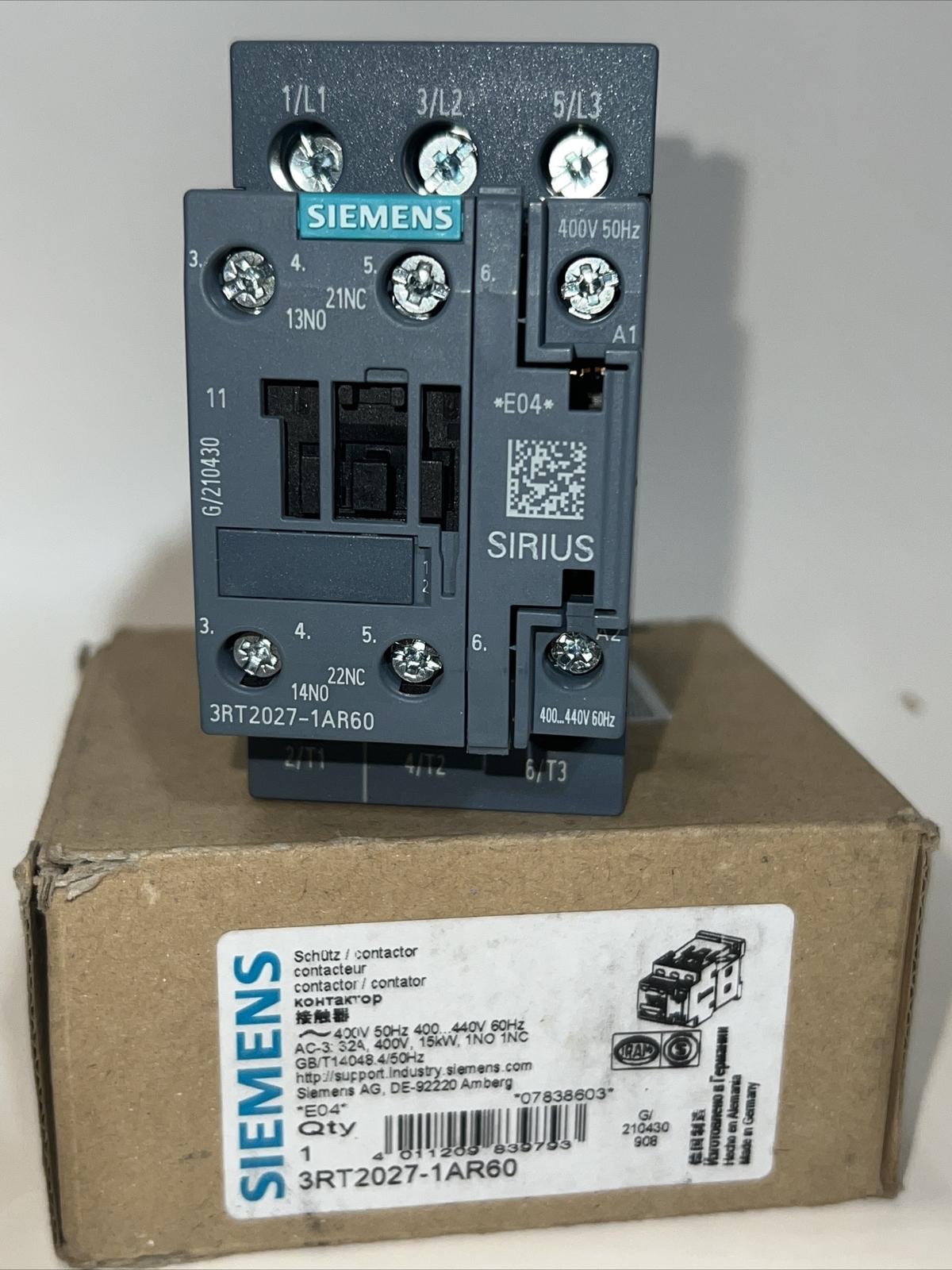 CONTACTOR S0 32A 400VAC 1NO/1NC SCRW