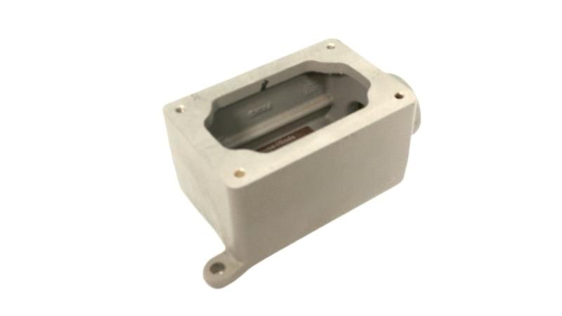 Eaton Crouse-Hinds series PowerGard back box, Copper-free aluminum, Single-gang, Dead end, 1"
