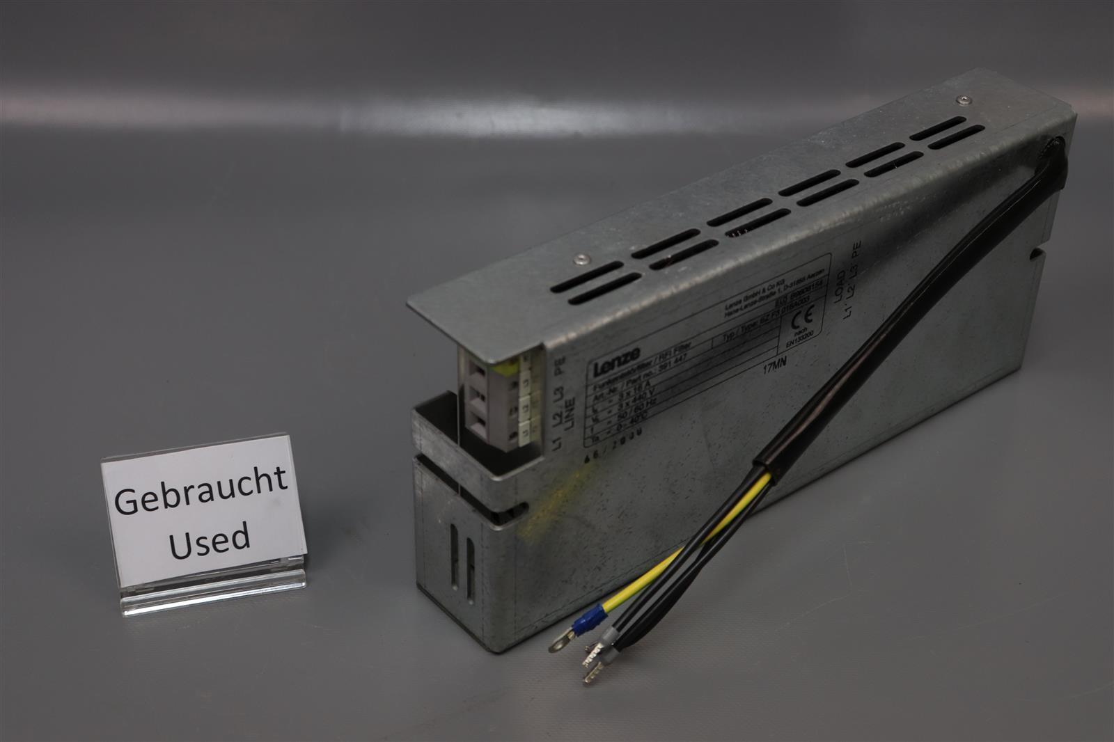 RFI Type: EZ F3 016A003 Filtre Anti-Interférences Utilisé
