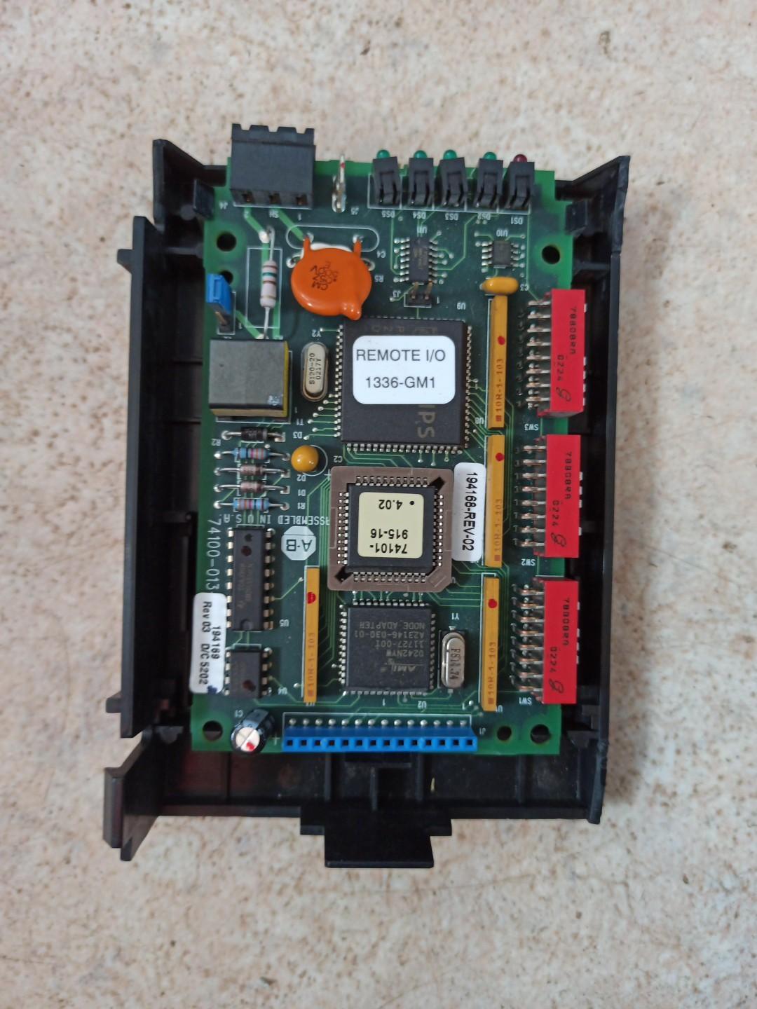 1336-GM1 Remote I/O Board AB Drive 74101-915-16 4.02