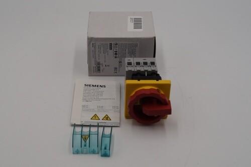 Main switch 3-pole + N Rated