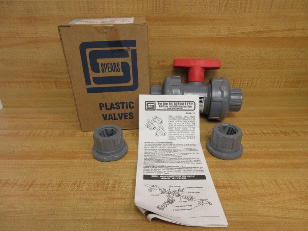 3/4 PVC TU BALL VALVE SOC/FPT FKM