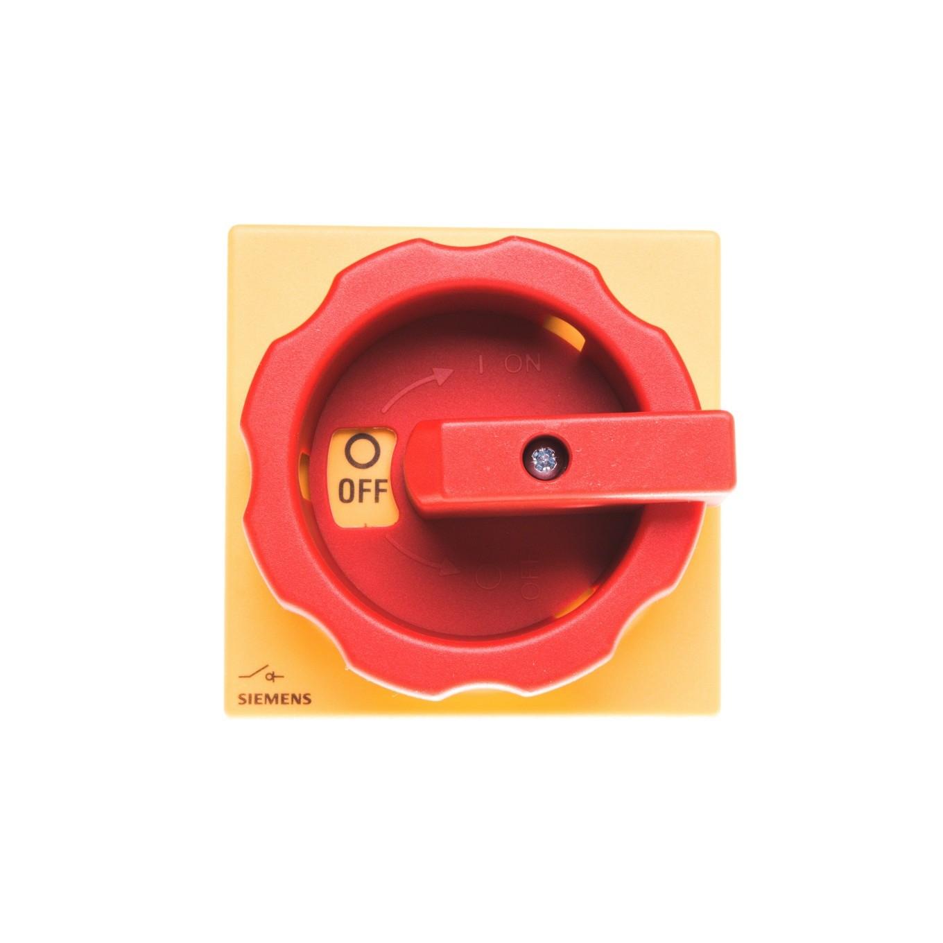 DISC SW 16A DOOR ROT HDL 1HOLE R/Y 3P