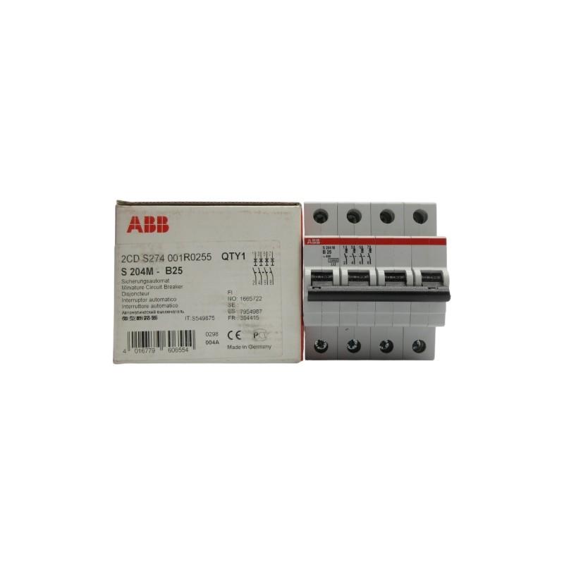S204M-B25 Miniature Circuit Breaker - 4P - B - 25 A