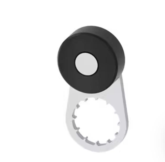 LEVER, ROLL CRANK, STEEL, PLASTIC ROLL 19MM
